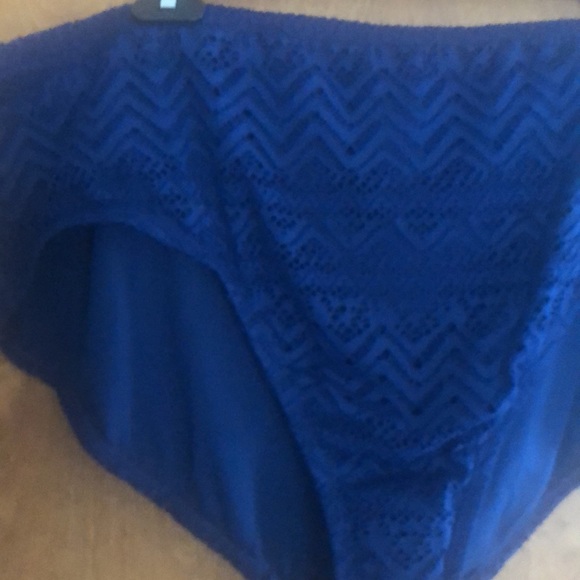 NWTCatalina Blue crochetlace 3X 22W-24Wswim bottom Like for lower price&shipping - Picture 2 of 8